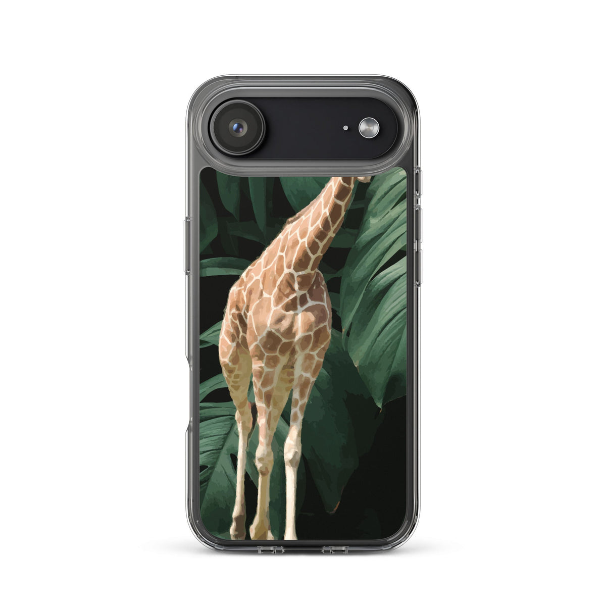 Tall Giraffe on Greenery Clear Case for iPhone®