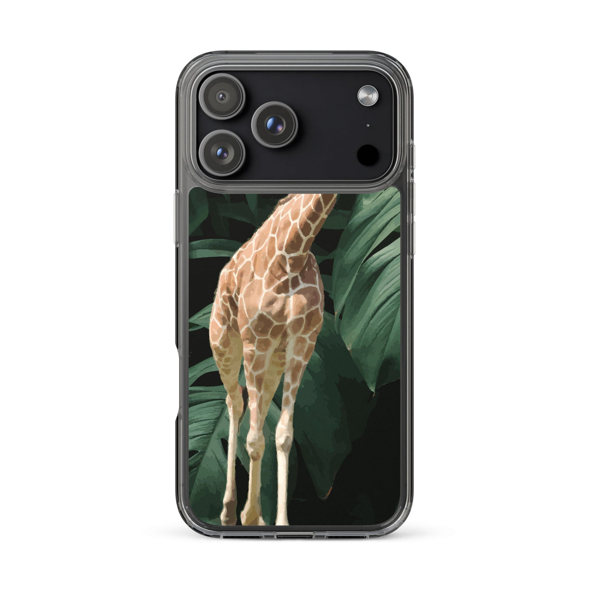 Tall Giraffe on Greenery Clear Case for iPhone®