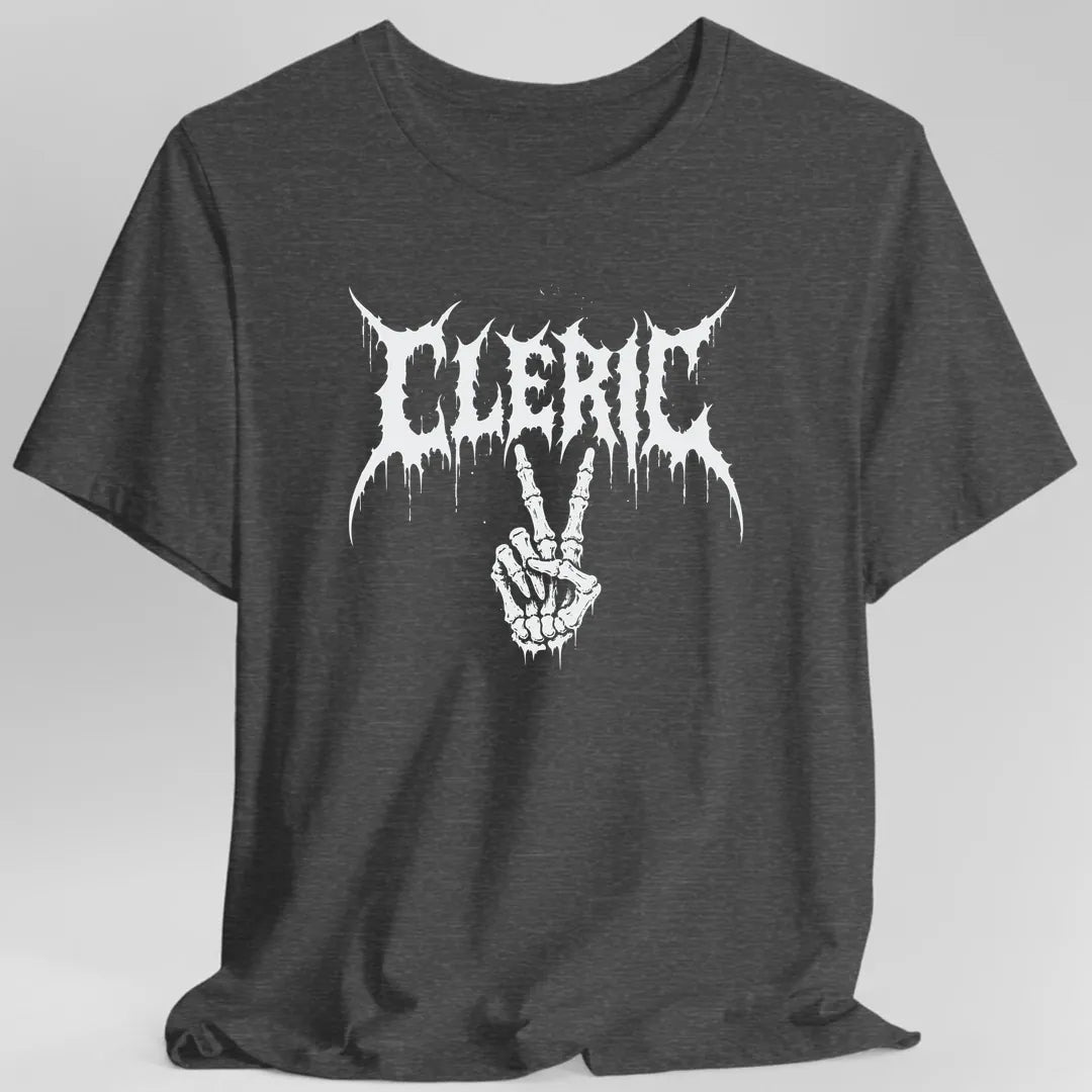 Cleric Healer Heavy Metal T-Shirt