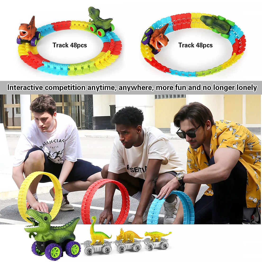 Climbing Anti Gravity Rail Car Toys - # BOT&G51710001