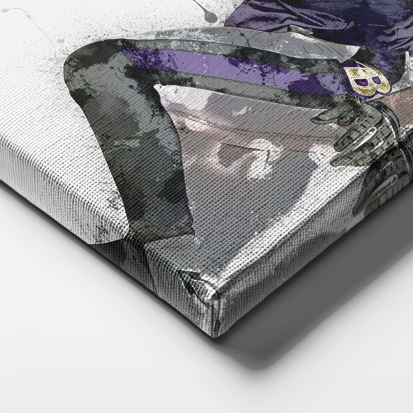 Cuadro en lienzo de Ed Reed - Decoración de pared de los Baltimore Ravens