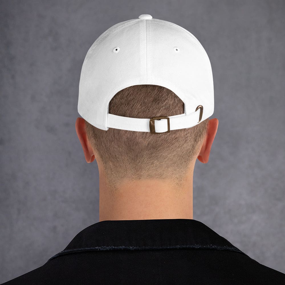 Gorra de papá de concientización sobre el cáncer de colon con lazo azul oscuro