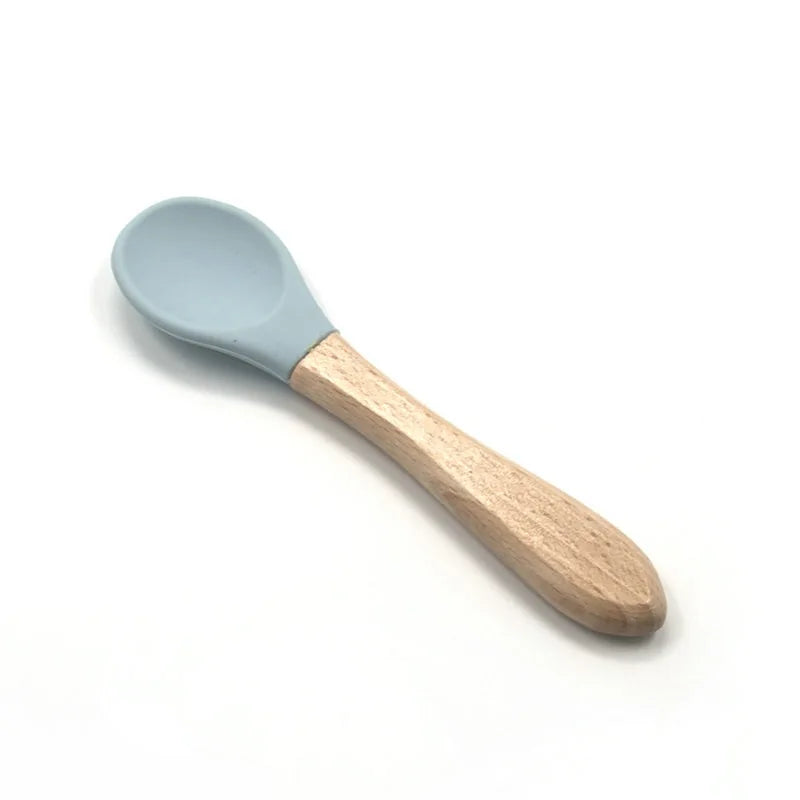 Colorful Silicone Feeding Set for Babies: Bib, Bowl, and Spoon