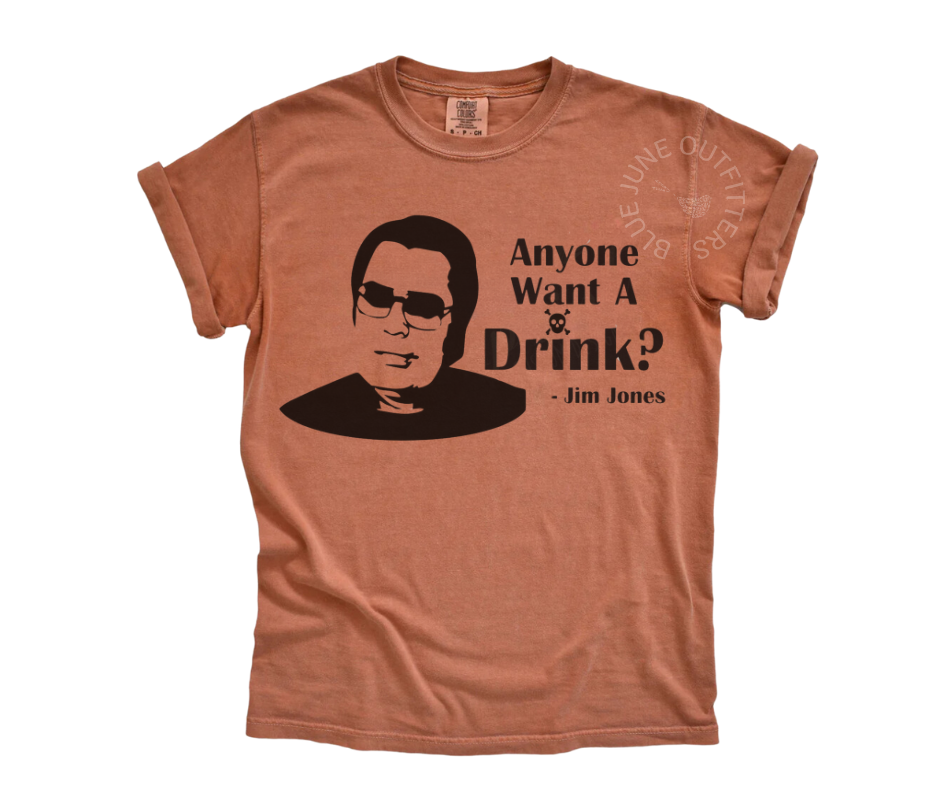 ANYONE WANT A DRINK | COMFORT COLORS® DARK HUMOR TEE