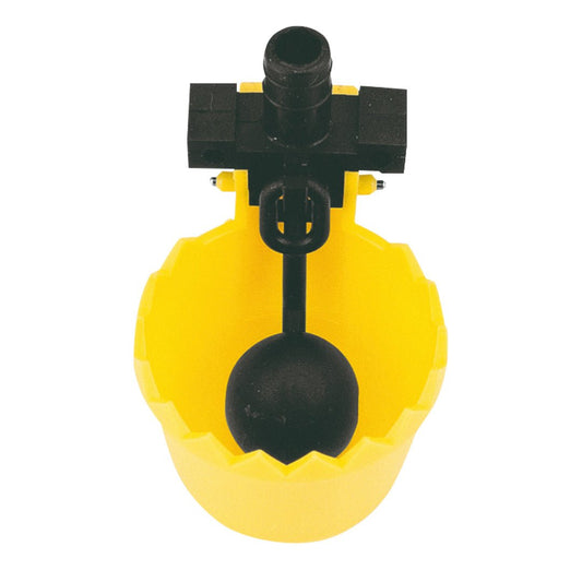Bebedero automático para aves con válvula de flotador para gallinas, patos y pájaros