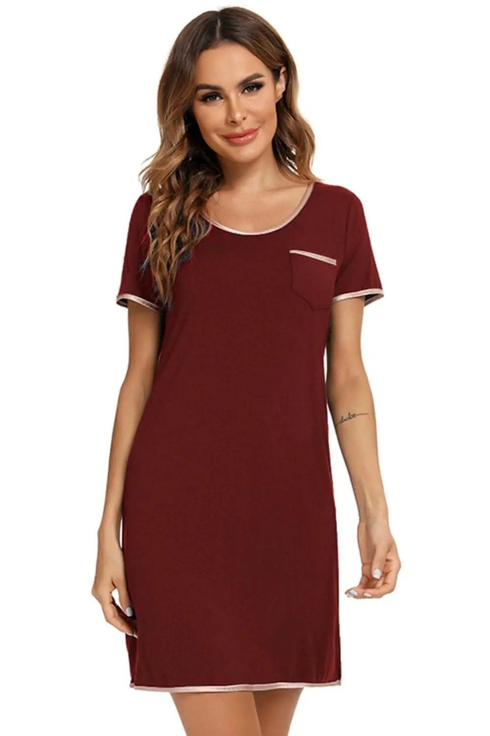 Dresses Trendsi swimwear - Cozy chic round neck dress