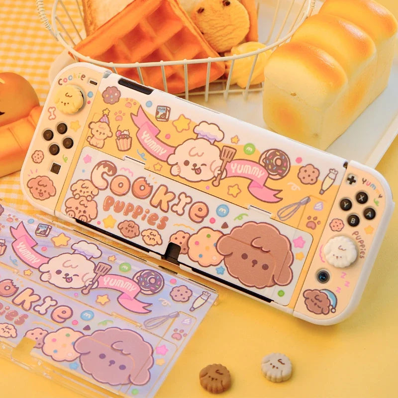 Funda para Nintendo Switch de perritos de galleta