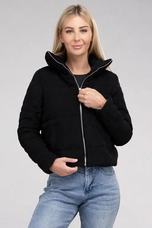 Chaquetas Ambiance Apparel Chaqueta de pana con cremallera - Producto de calidad premium | Envíos y devoluciones rápidas