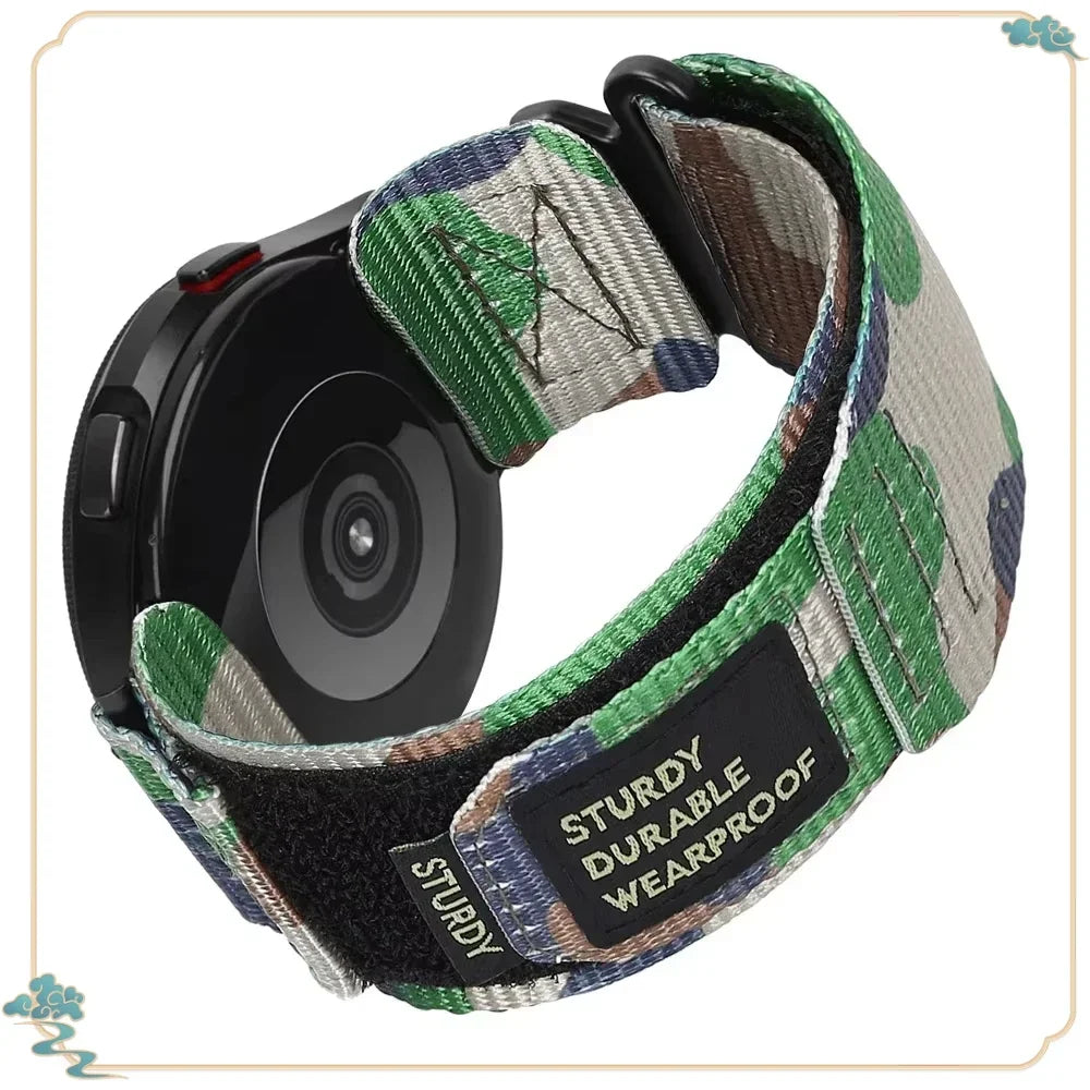 COROS PACE & APEX Nylon Hook-and-Loop Band, Camo & Solids, S or L