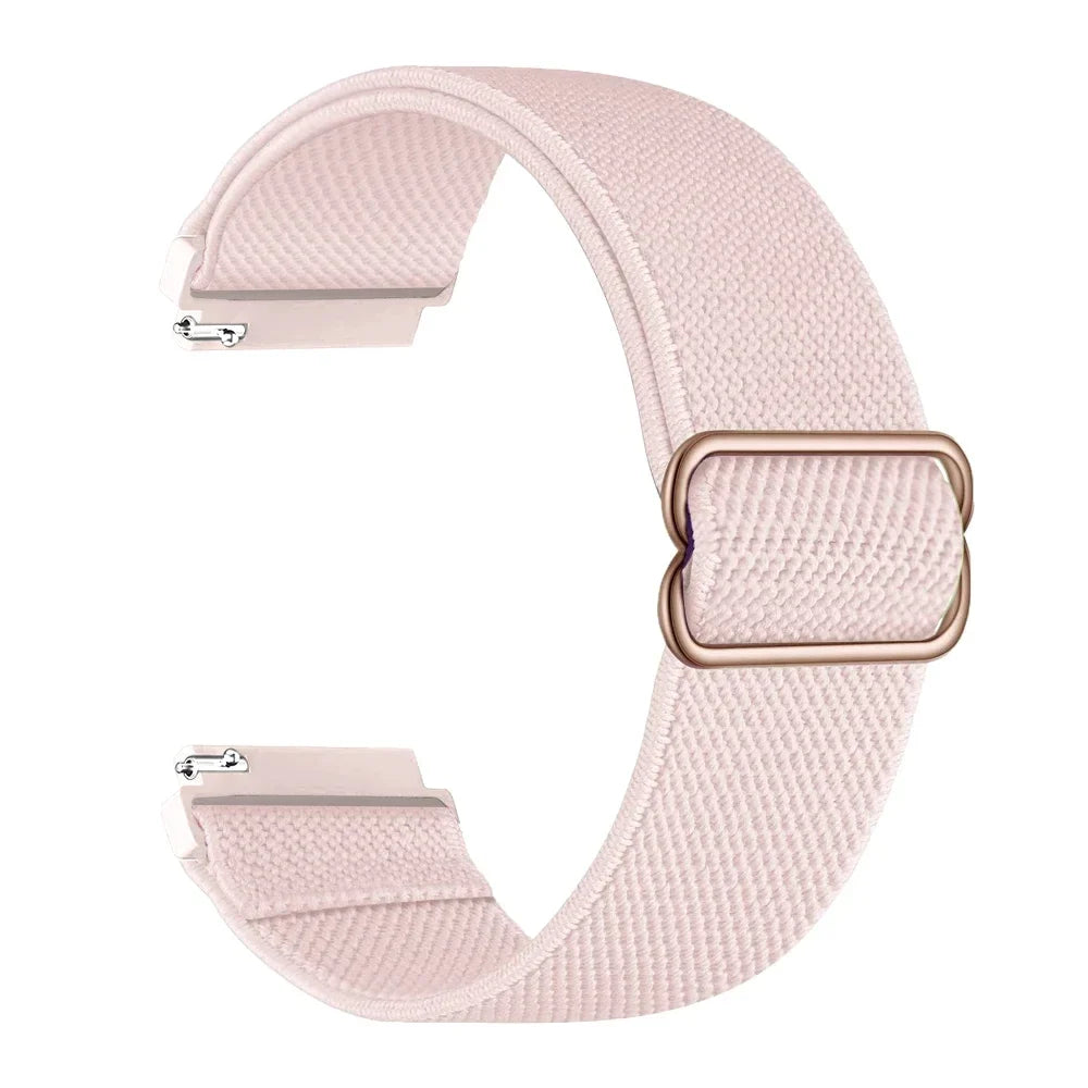 COROS Nylon Loop Watch Band - Elastic Strap Unisex with Metal Button Clasp