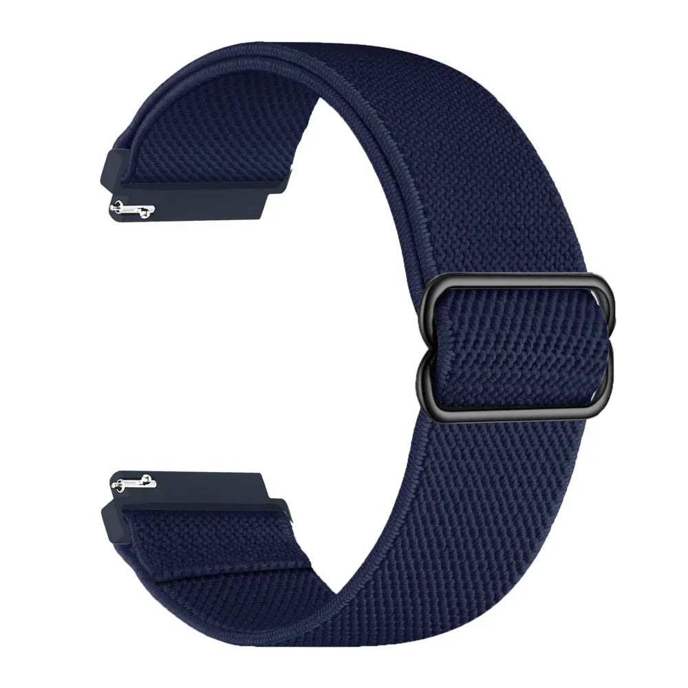 COROS Nylon Loop Watch Band - Elastic Strap Unisex with Metal Button Clasp