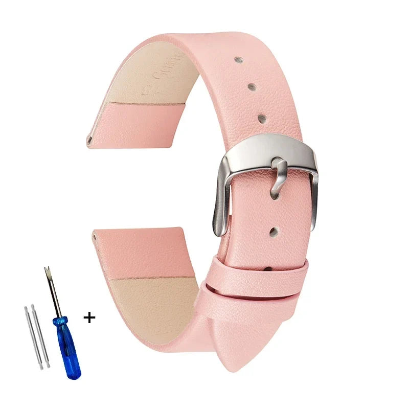 COROS PACE & APEX Classic Leather Band with Silver Buckle