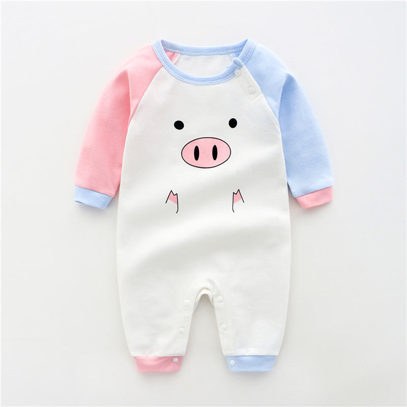 Cotton Long-Sleeve Baby Bodysuit | For Newborns - # BAAA21110070