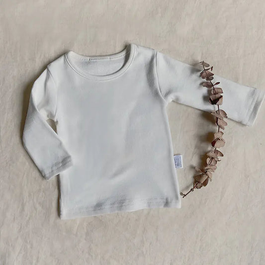 Cotton Long Sleeve T-shirts | For Newborns | 3-24M - # BAAA1111010005
