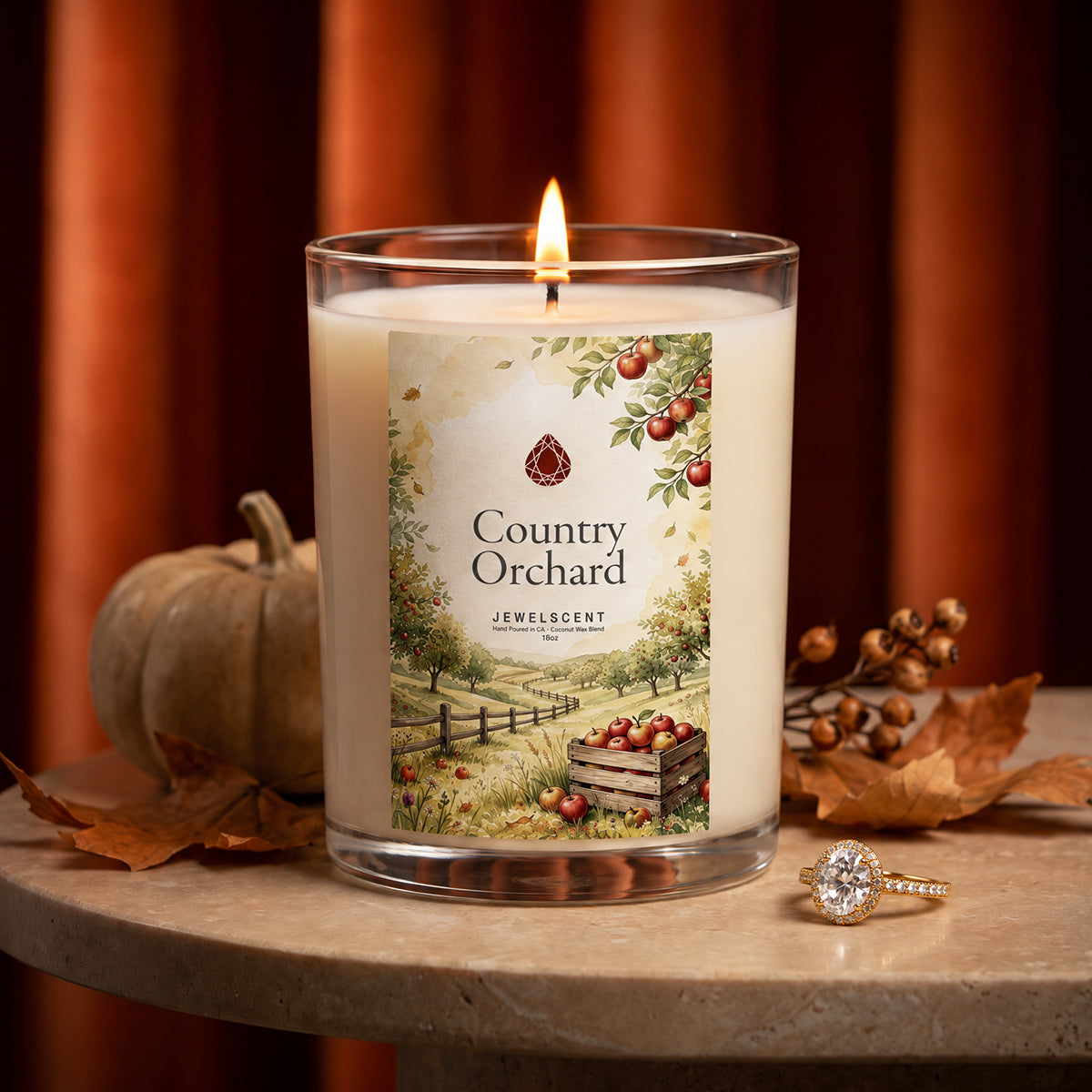 Country Orchard 18oz Mystery Jewelry Candle