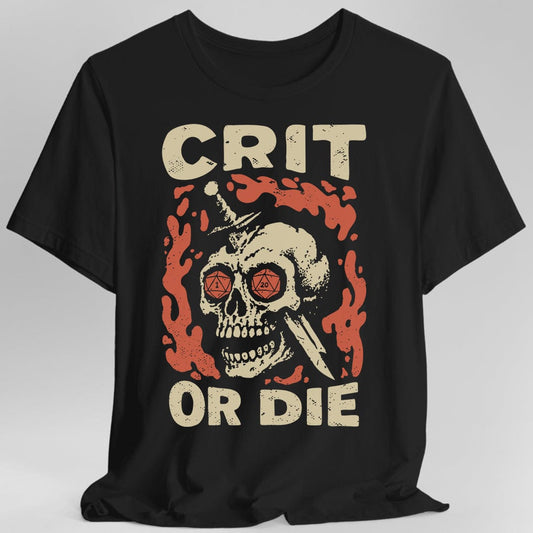 Camiseta de D&D Crit or Die