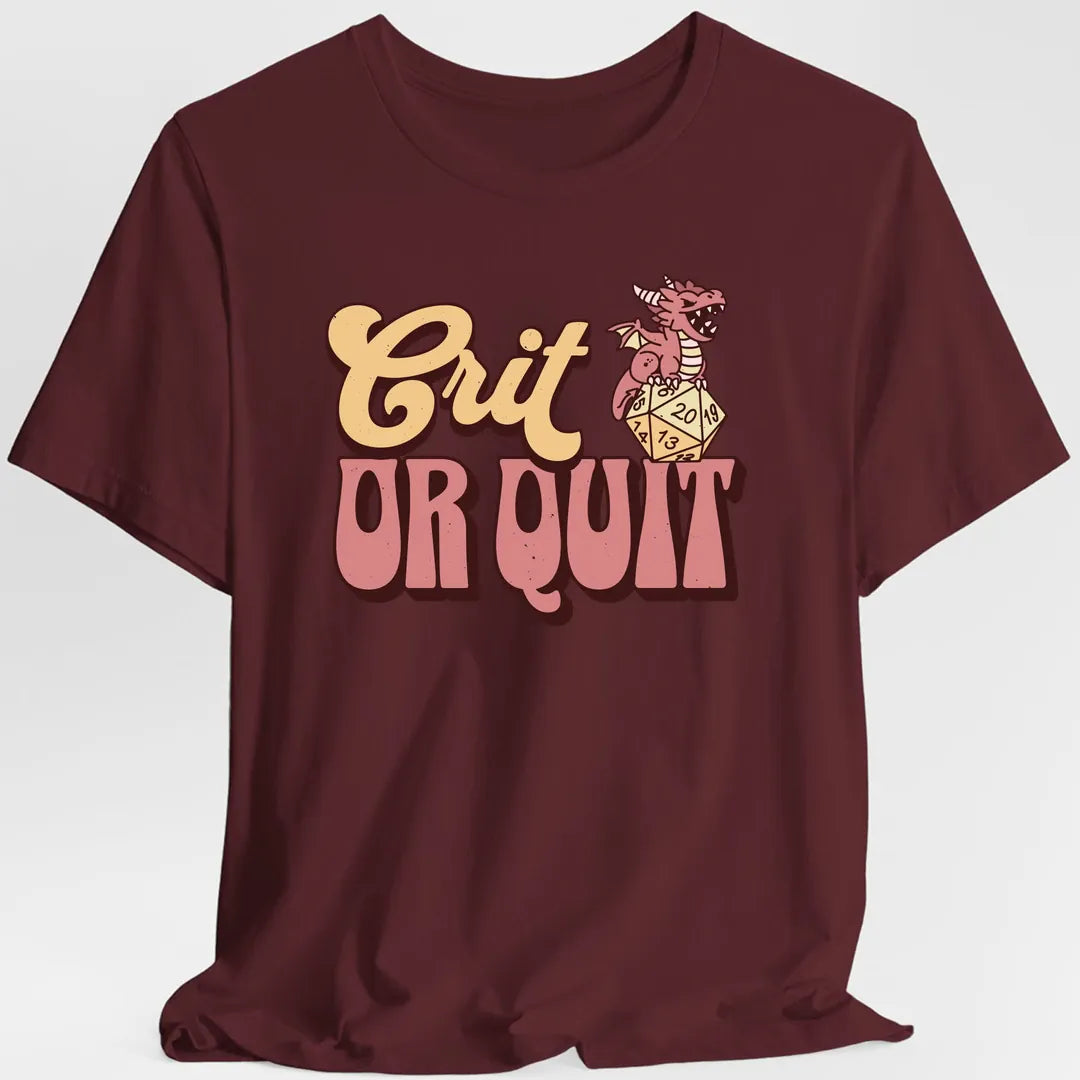 Crit or Quit Kawaii T-Shirt