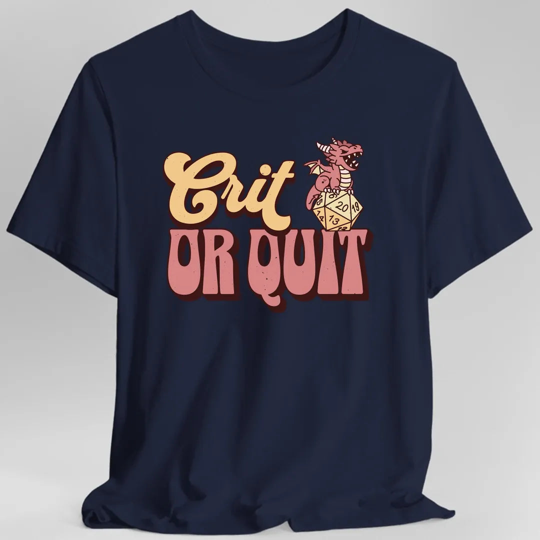 Crit or Quit Kawaii T-Shirt