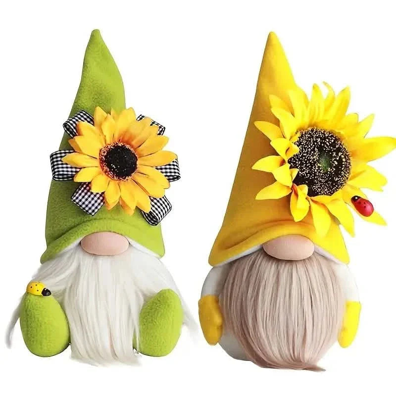 Cuddly Sunflower Bee Doll Ornament