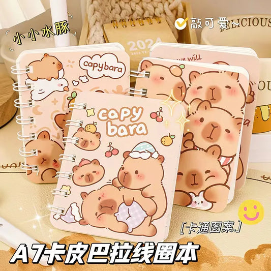 Cuadernos A7 de Capibara Lindos