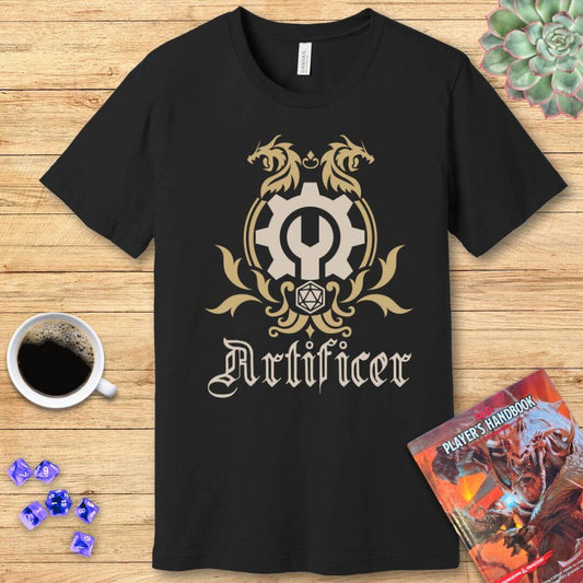 Camiseta con el emblema de la clase Artífice de D&D