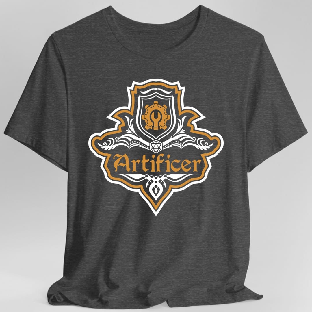Camiseta con el emblema elegante de la clase Artífice de D&D