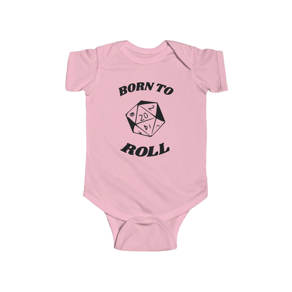 D&D Baby Onesie Born To Roll D20