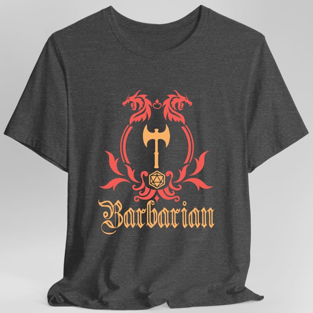 Camiseta con el emblema de la clase Bárbaro de D&D
