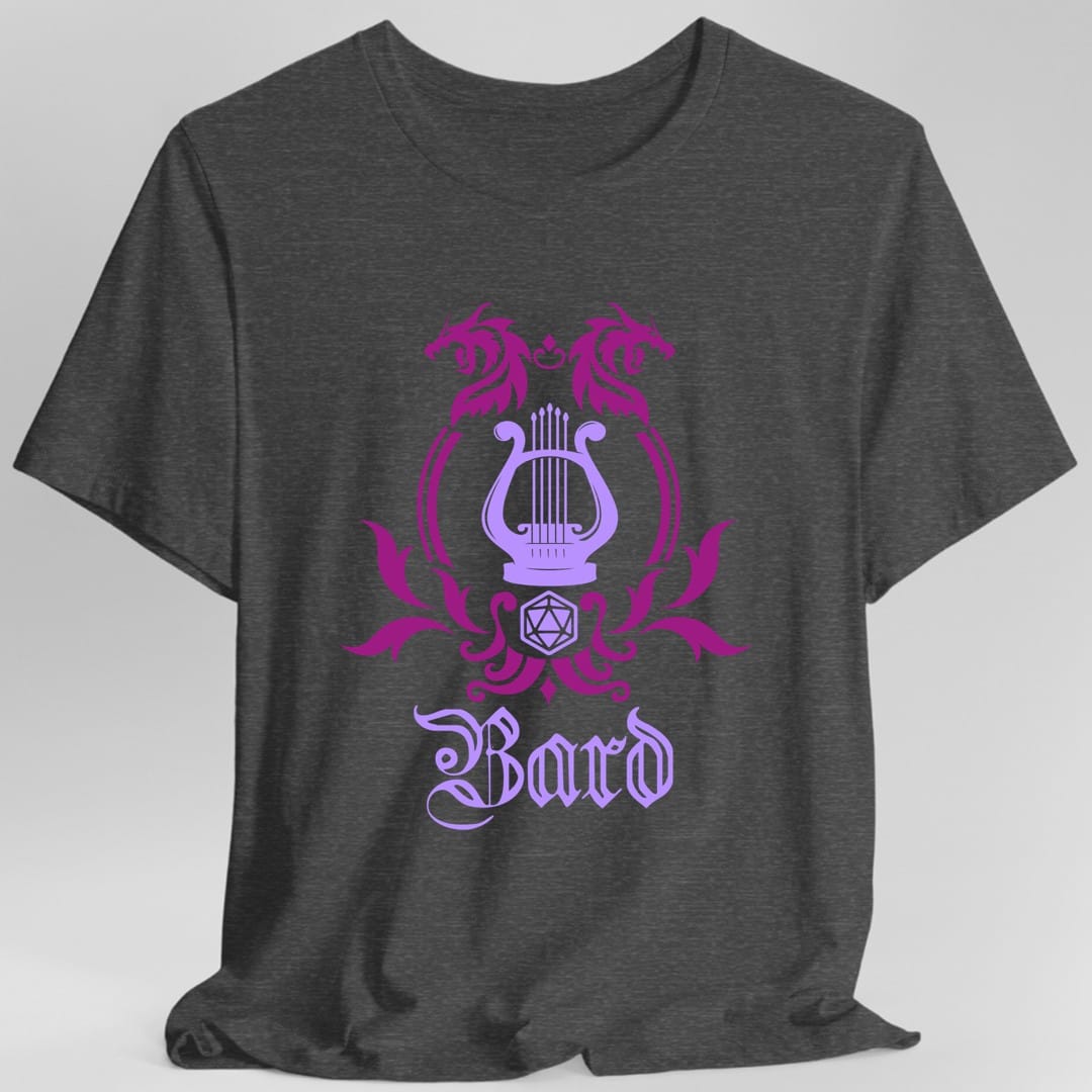 Camiseta con el emblema de la clase Bardo de D&D
