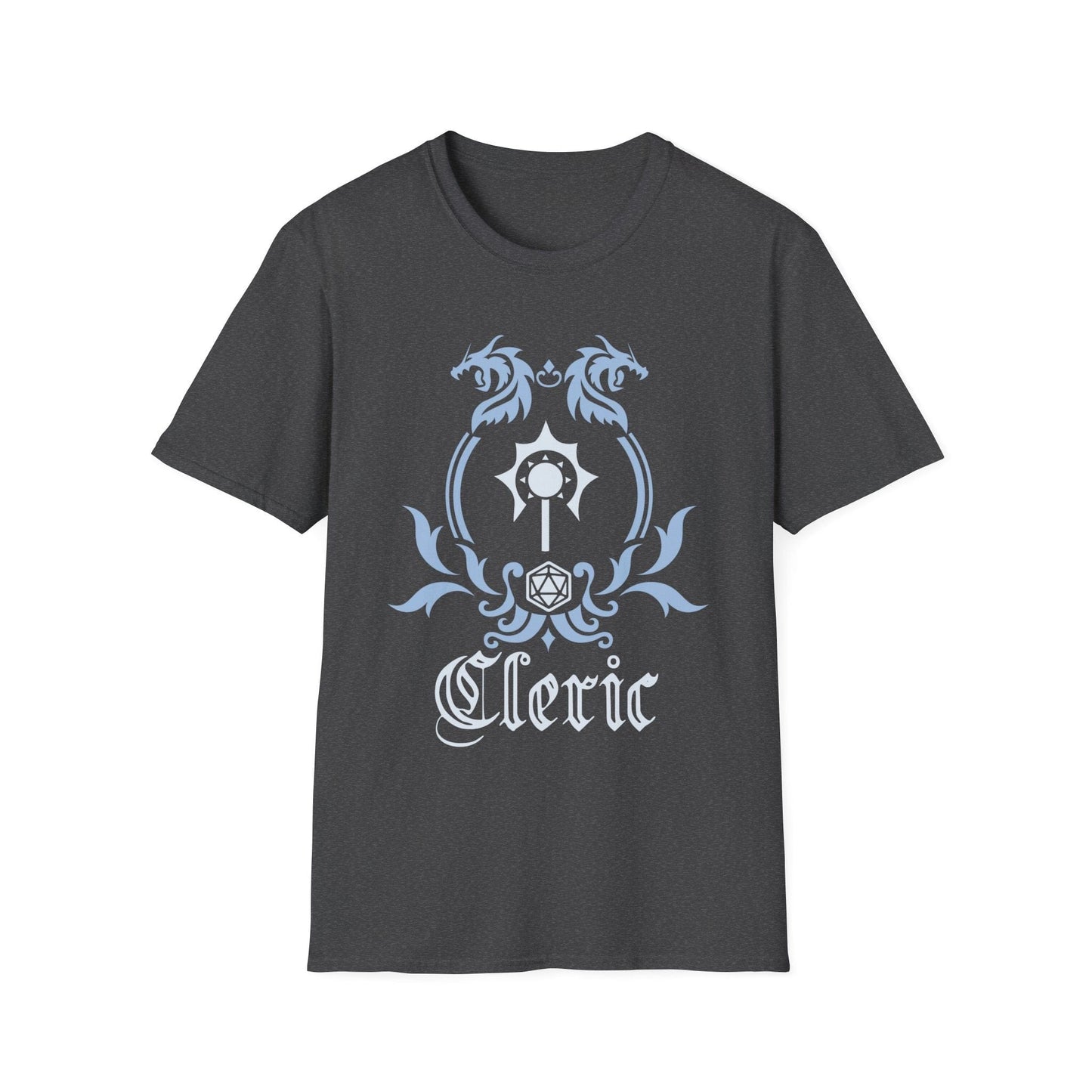 Camiseta con el emblema de la clase Clérigo de D&D