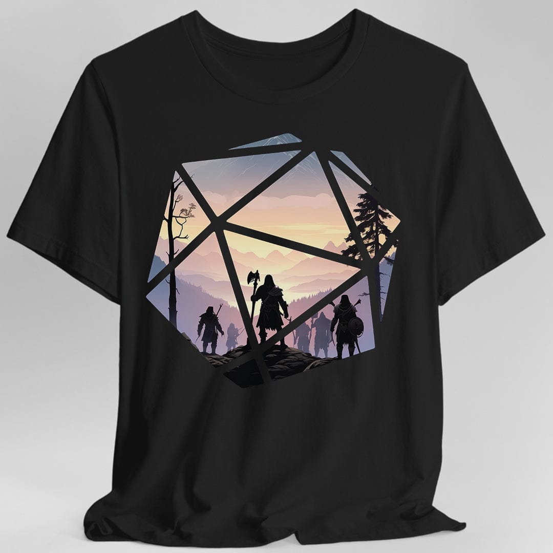 Camiseta Dungeons & Dragons D20 horizontal