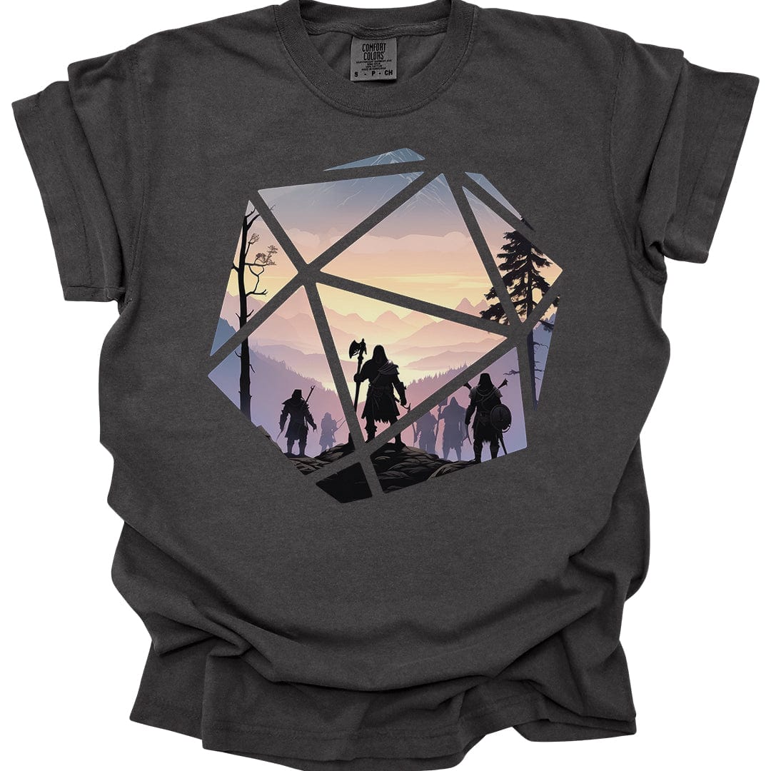 D&D D20 Landscape T-shirt - Comfort Colors