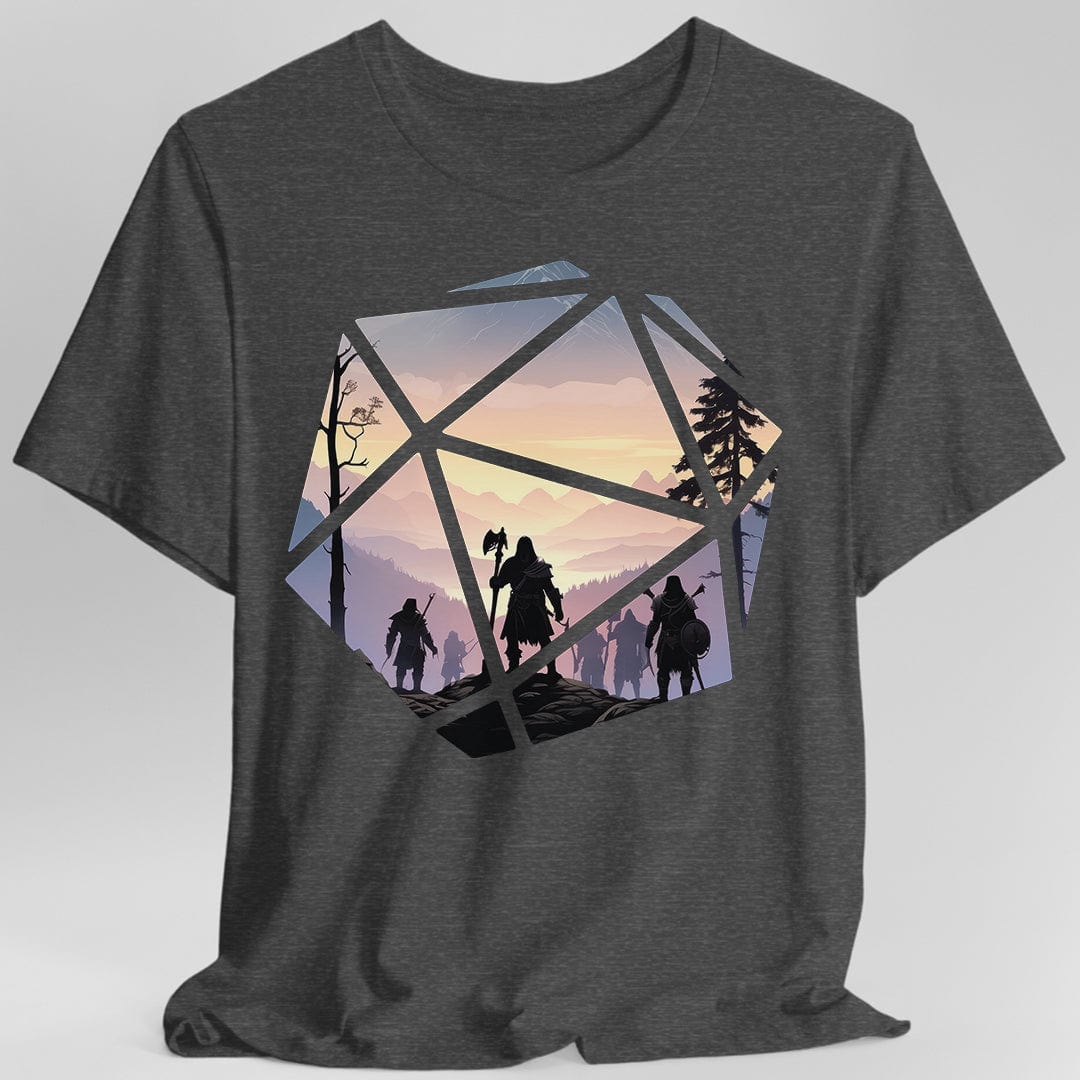 Camiseta Dungeons & Dragons D20 horizontal