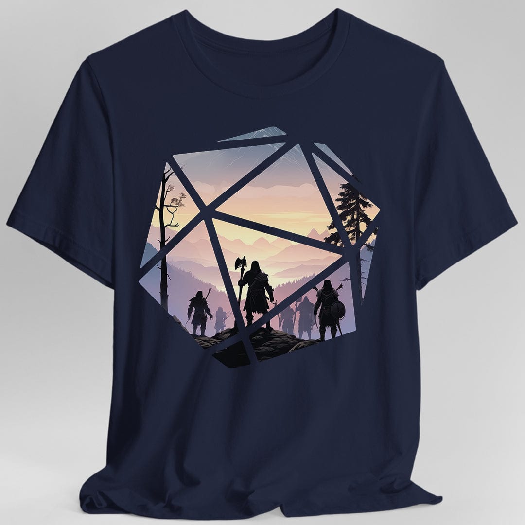 Camiseta Dungeons & Dragons D20 horizontal