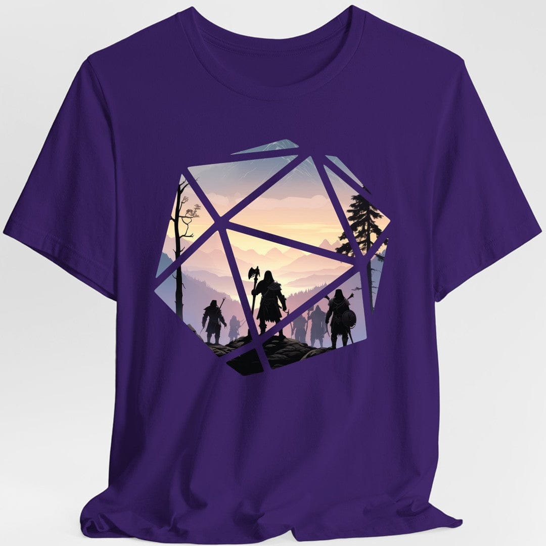 Camiseta Dungeons & Dragons D20 horizontal
