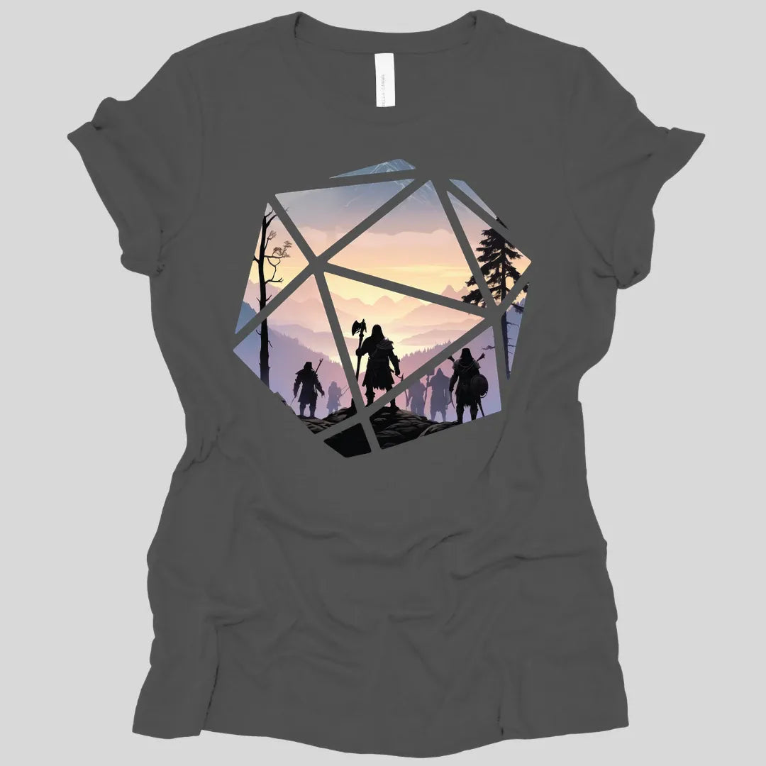 D&D D20 Landscape Women's T-shirt