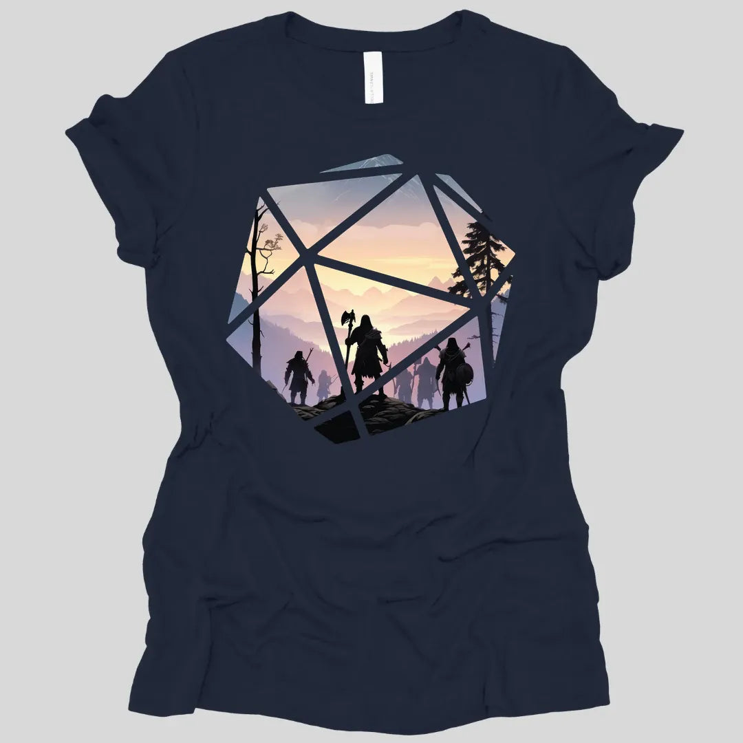 D&D D20 Landscape Women's T-shirt
