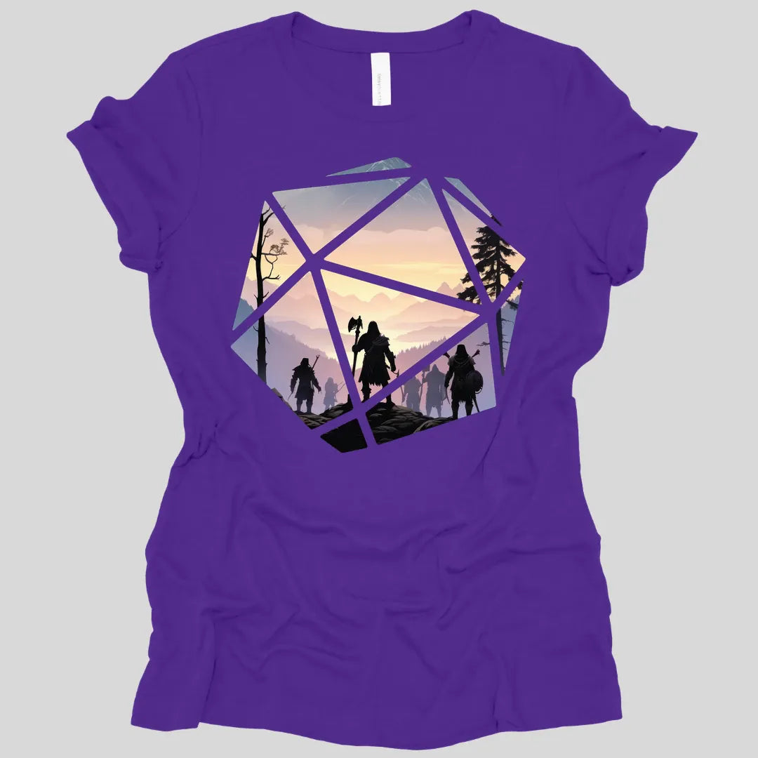 D&D D20 Landscape Women's T-shirt