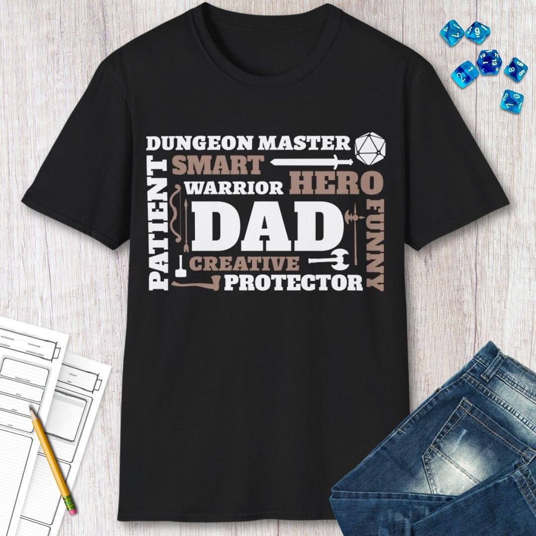 Camiseta de Dungeon Master de Papá de D&D