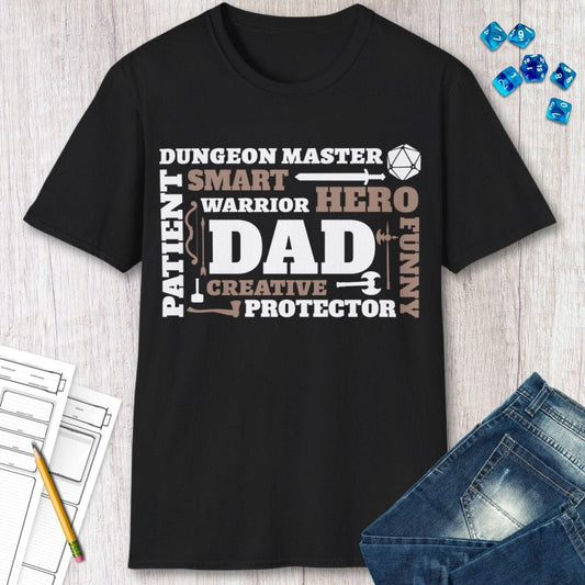 Camiseta de Dungeon Master de Papá de D&D