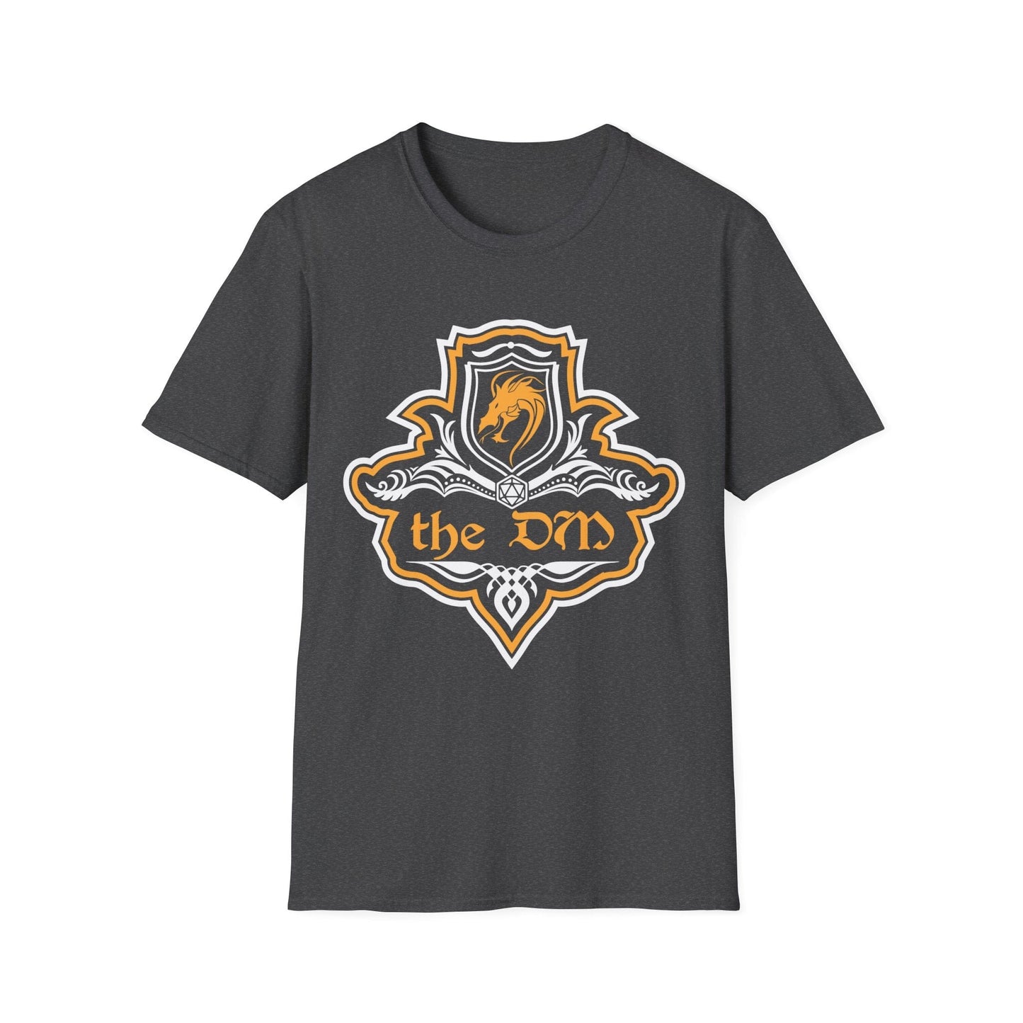 Camiseta con emblema elegante de D&D DM para Dungeon Masters