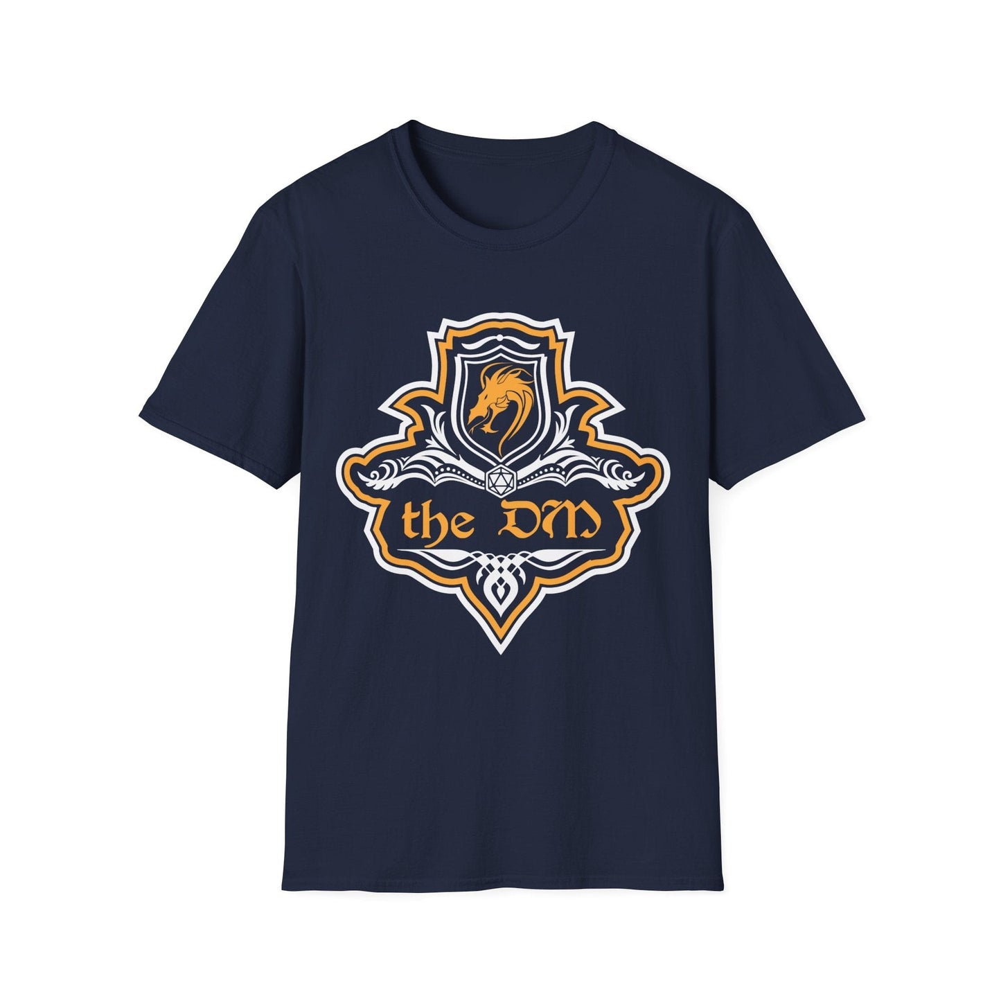 Camiseta con emblema elegante de D&D DM para Dungeon Masters