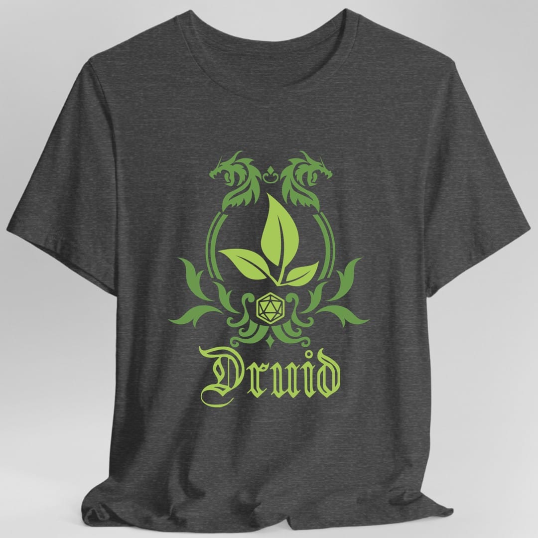 Camiseta con el emblema de la clase de druida de D&D