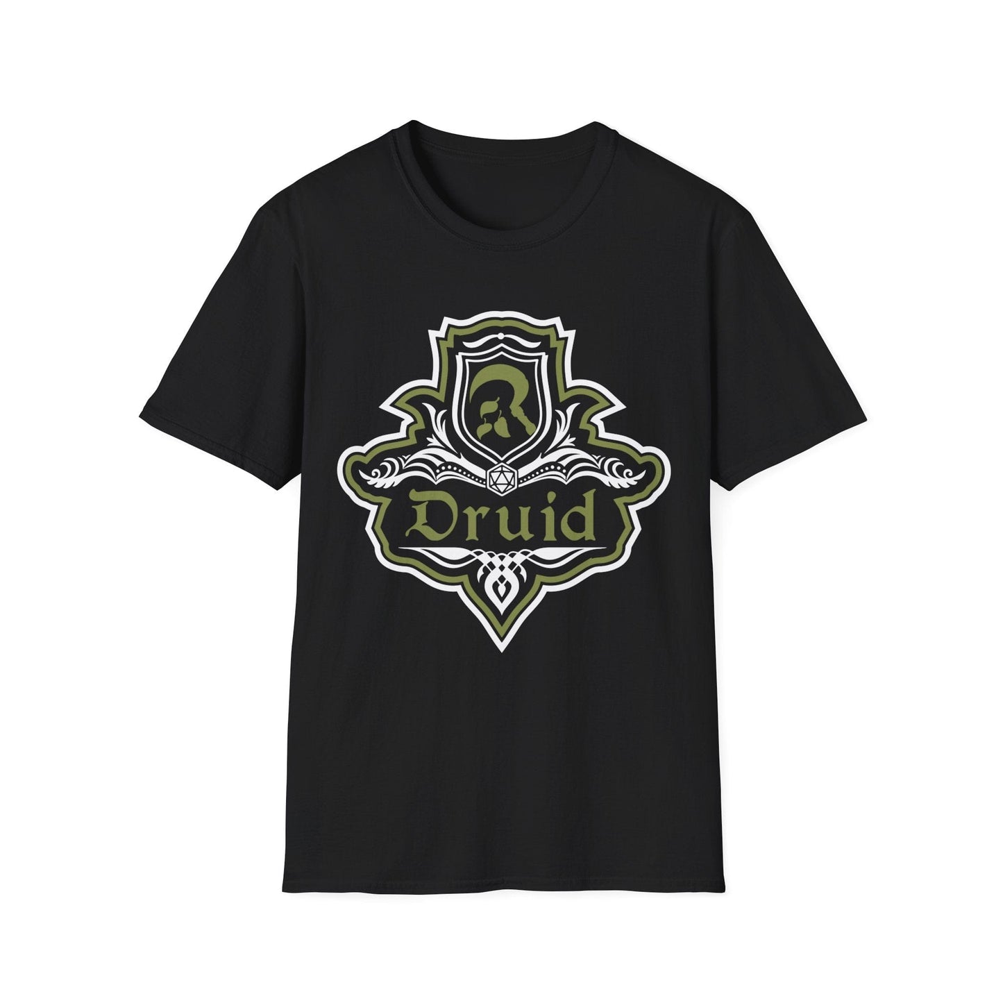 Camiseta con Emblema de Lujo de la Clase Druida de D&D