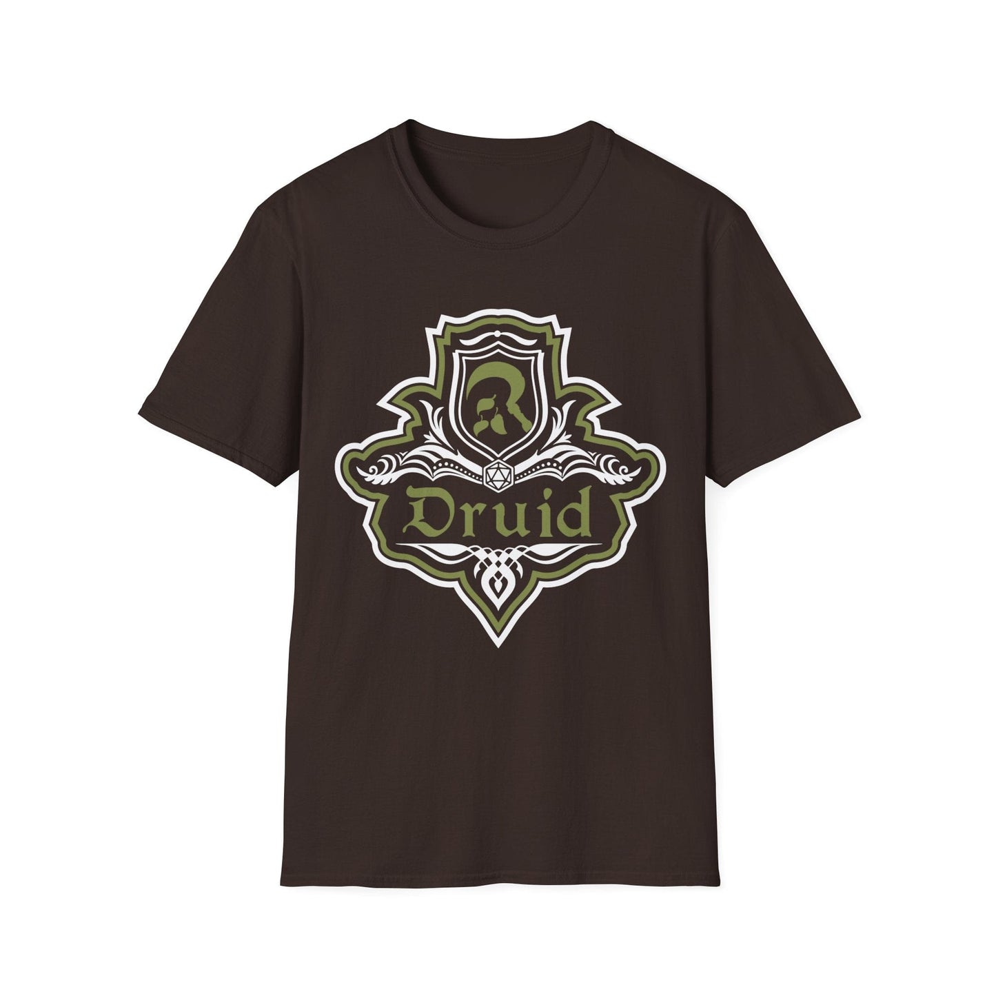 Camiseta con Emblema de Lujo de la Clase Druida de D&D