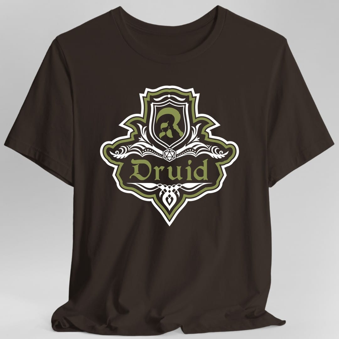 Camiseta con Emblema de Lujo de la Clase Druida de D&D