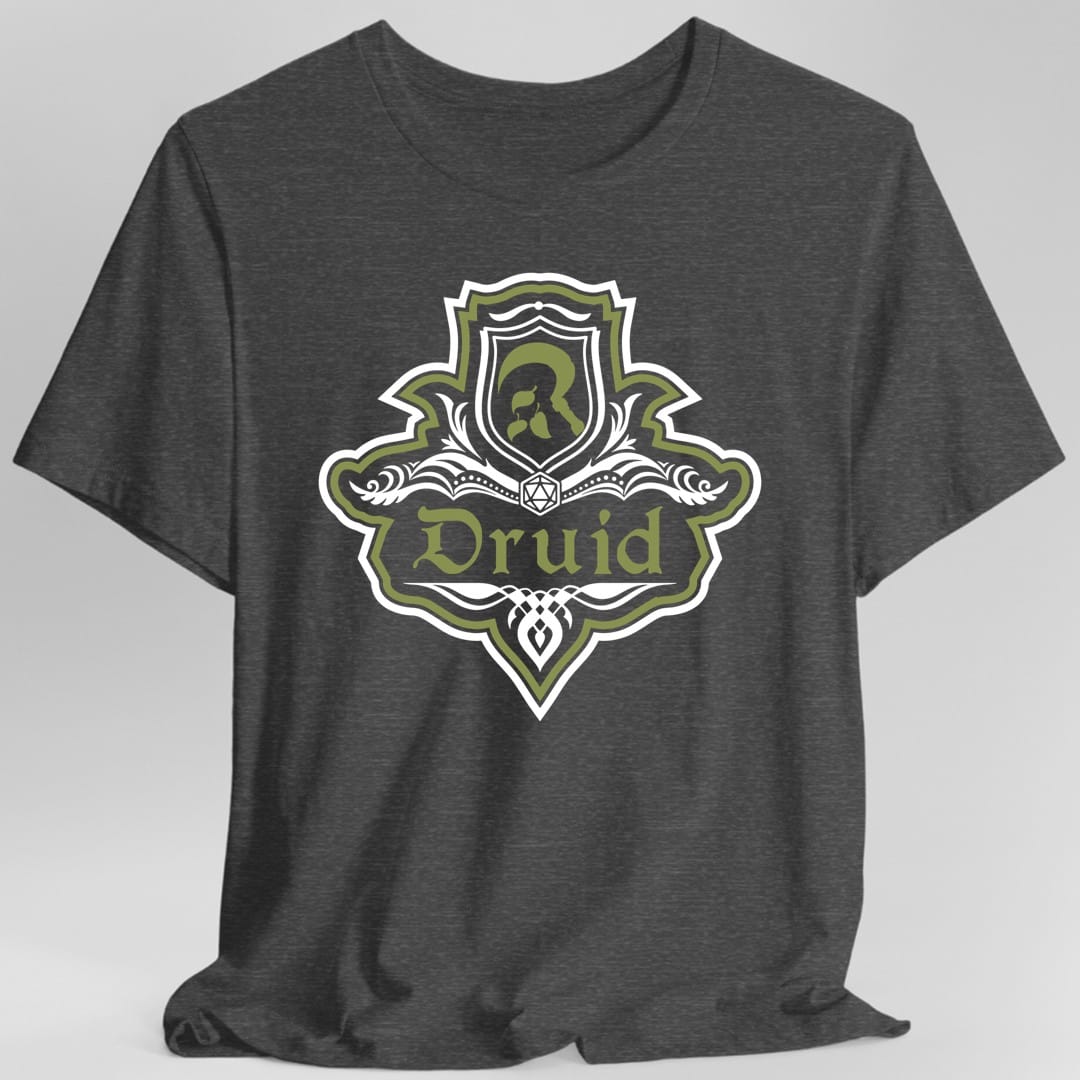 Camiseta con Emblema de Lujo de la Clase Druida de D&D