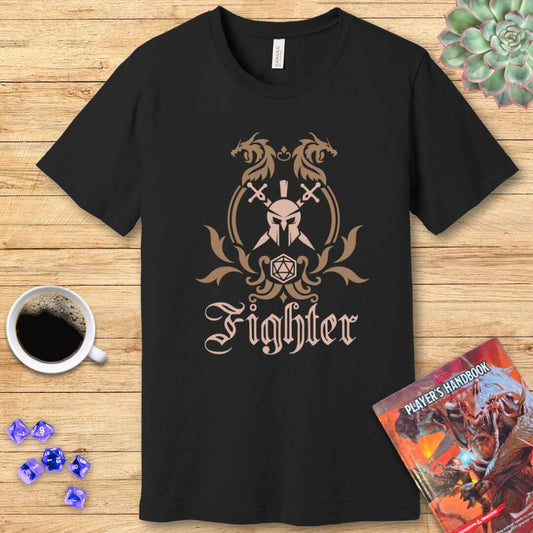 Camiseta con el Emblema de la Clase Luchador de D&D