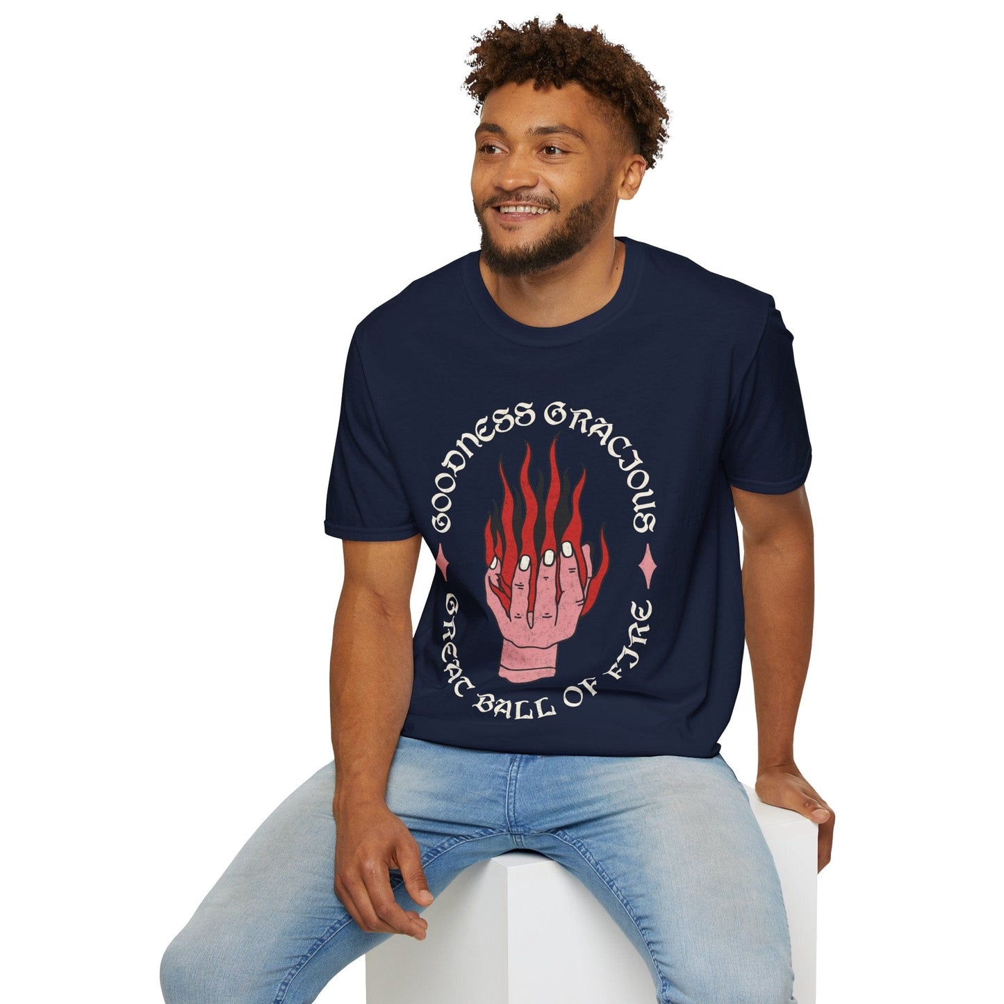 Camiseta del hechizo Bola de Fuego de D&D