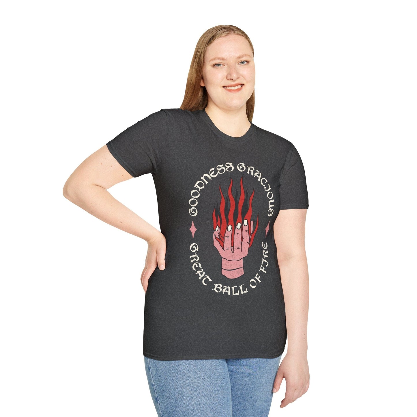 Camiseta del hechizo Bola de Fuego de D&D
